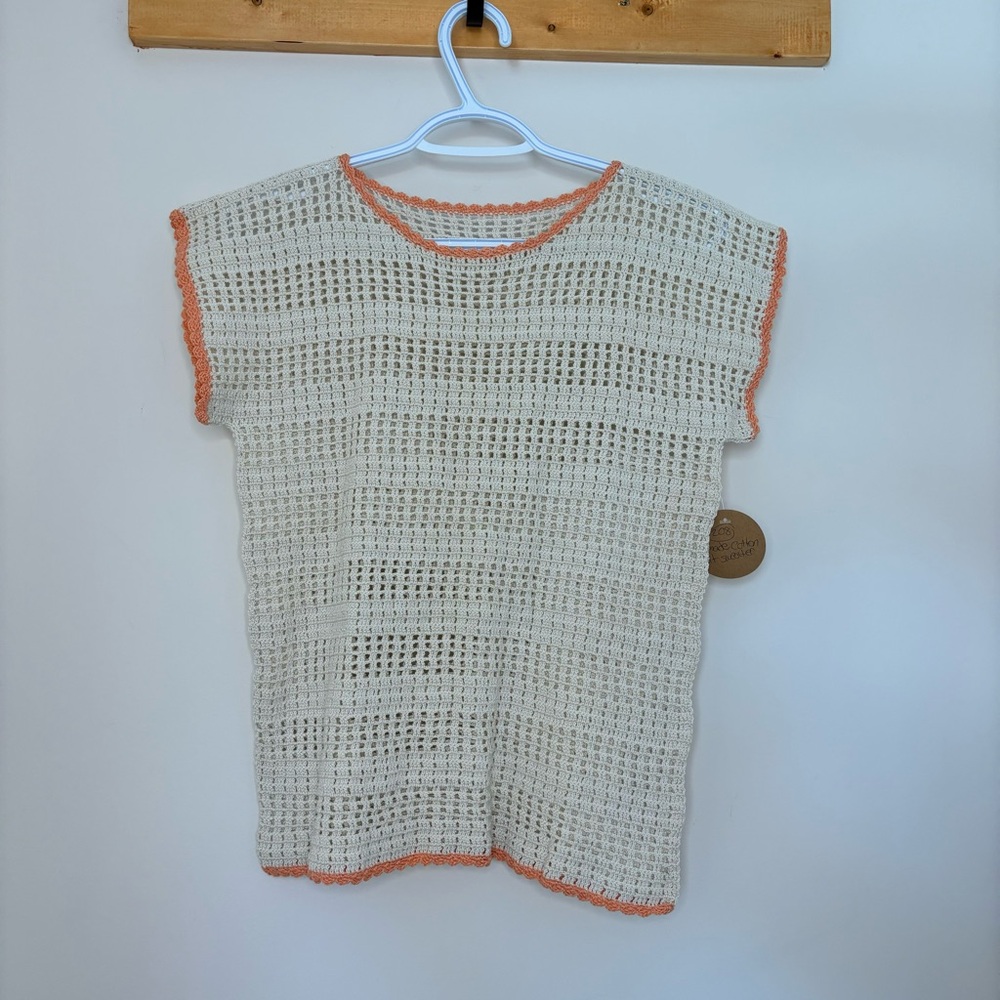 #208 Cotton Handmade Knit Top